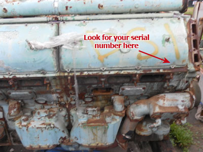 Detroit Diesel V149 Engine Serial Number