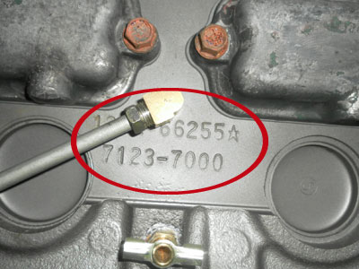 Detroit Diesel V71 Engine Serial Number