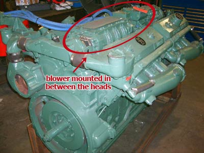 Detroit Diesel V71 engine