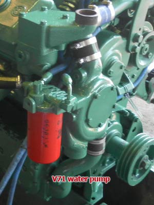 Detroit Diesel V71 water pump