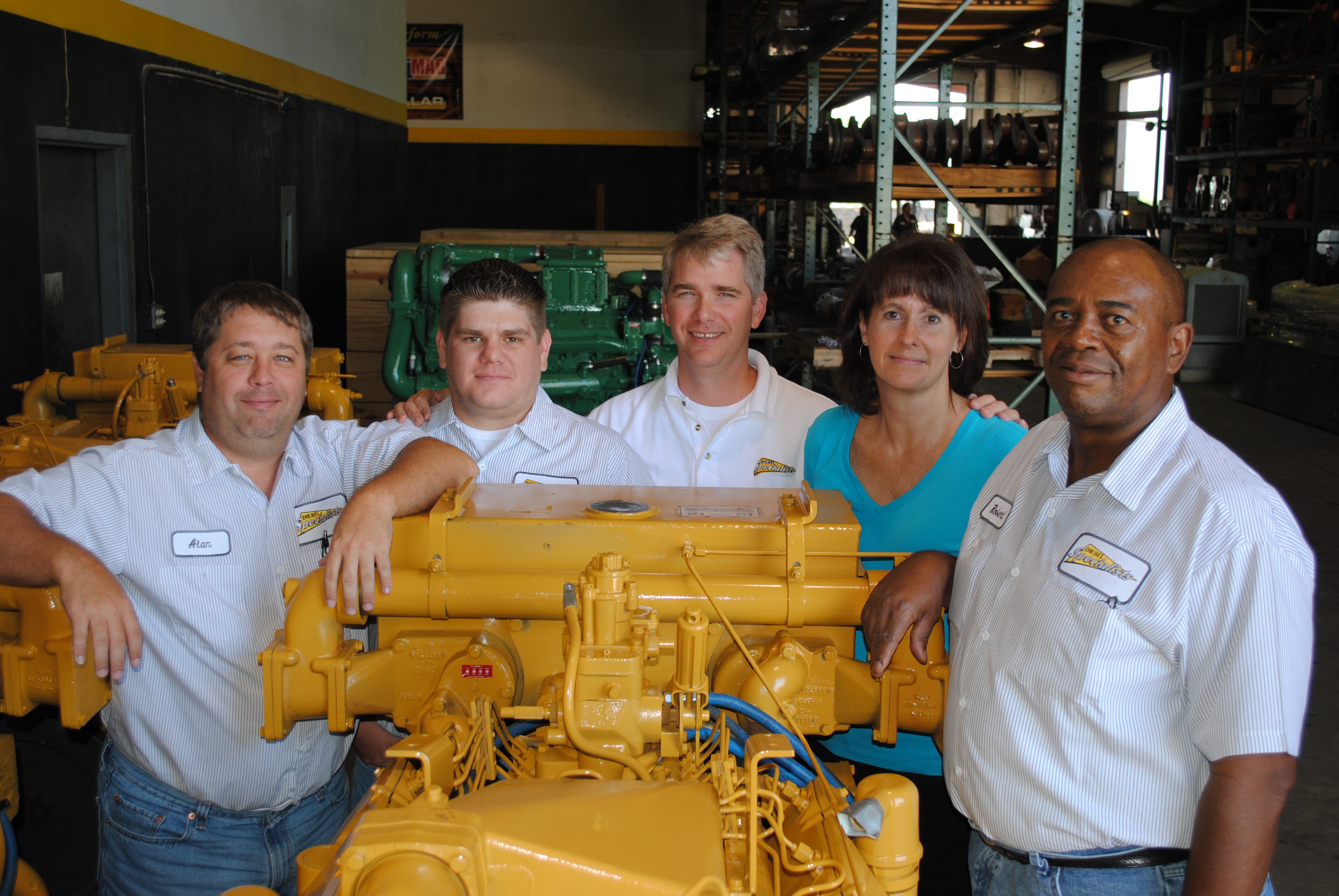 image of diesel parts direct sales team