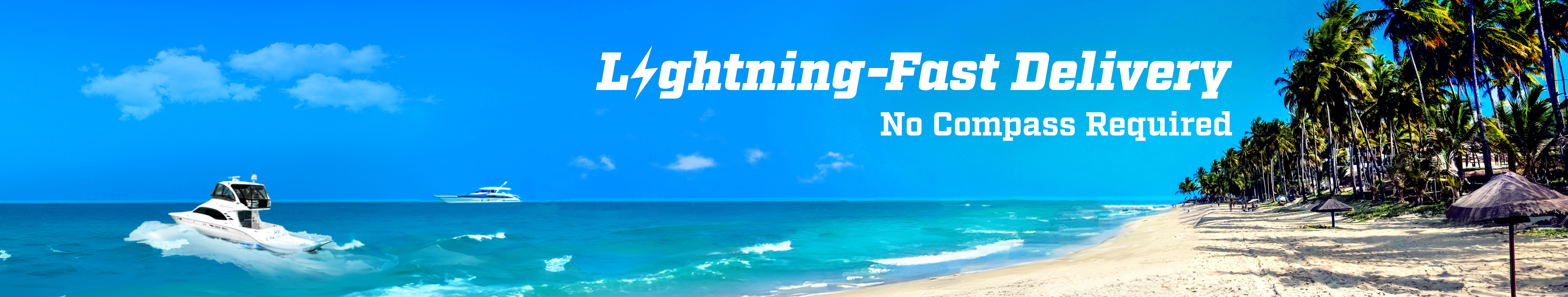 Lightning-Fast Delivery - No Compass Required