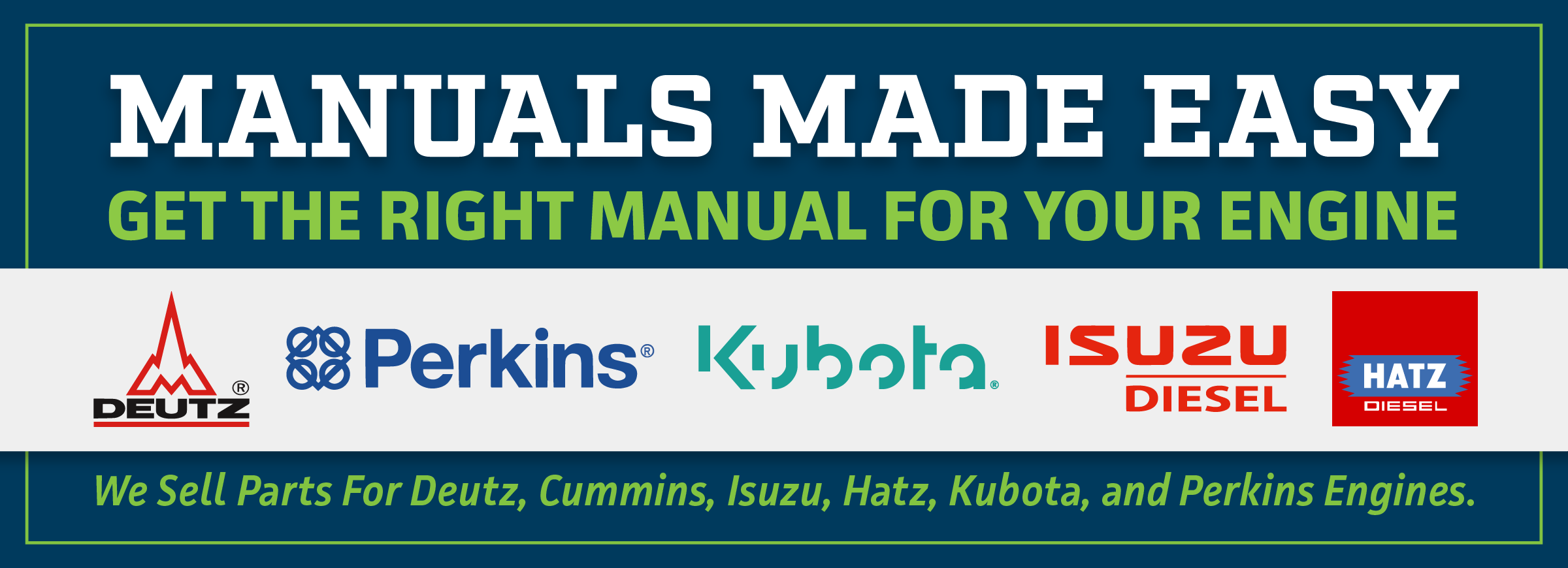 We have a wide selection of maintenance kits for your engine.
