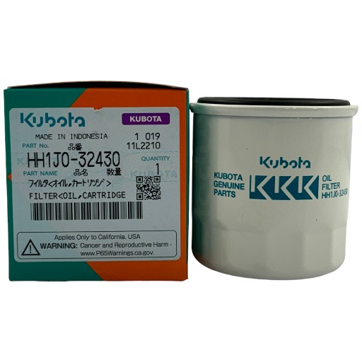 HH1J0-32430 | Kubota Oil Filter Cartridge | D902 | D722