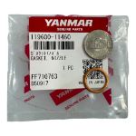 Yanmar YM-119600-11460 Nozzle Gasket for 3TNE68 and 3TNE74 industrial engines