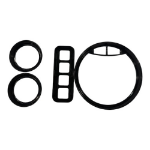 Yanmar YM-164100-30900 Bezel Kit For Diesel Engines