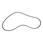 Northern Lights NL-111996060 Rocker Arm Cover Mounting Gasket For M643 Generators