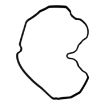 Hatz HZ-30052200 Valve Cover Gasket for 3F45 and 3F45E Diesel Engines